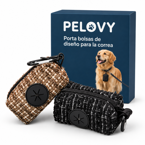 Nunca Sin Bolsa Pelovy™ | Porta bolsas de diseño para la correa